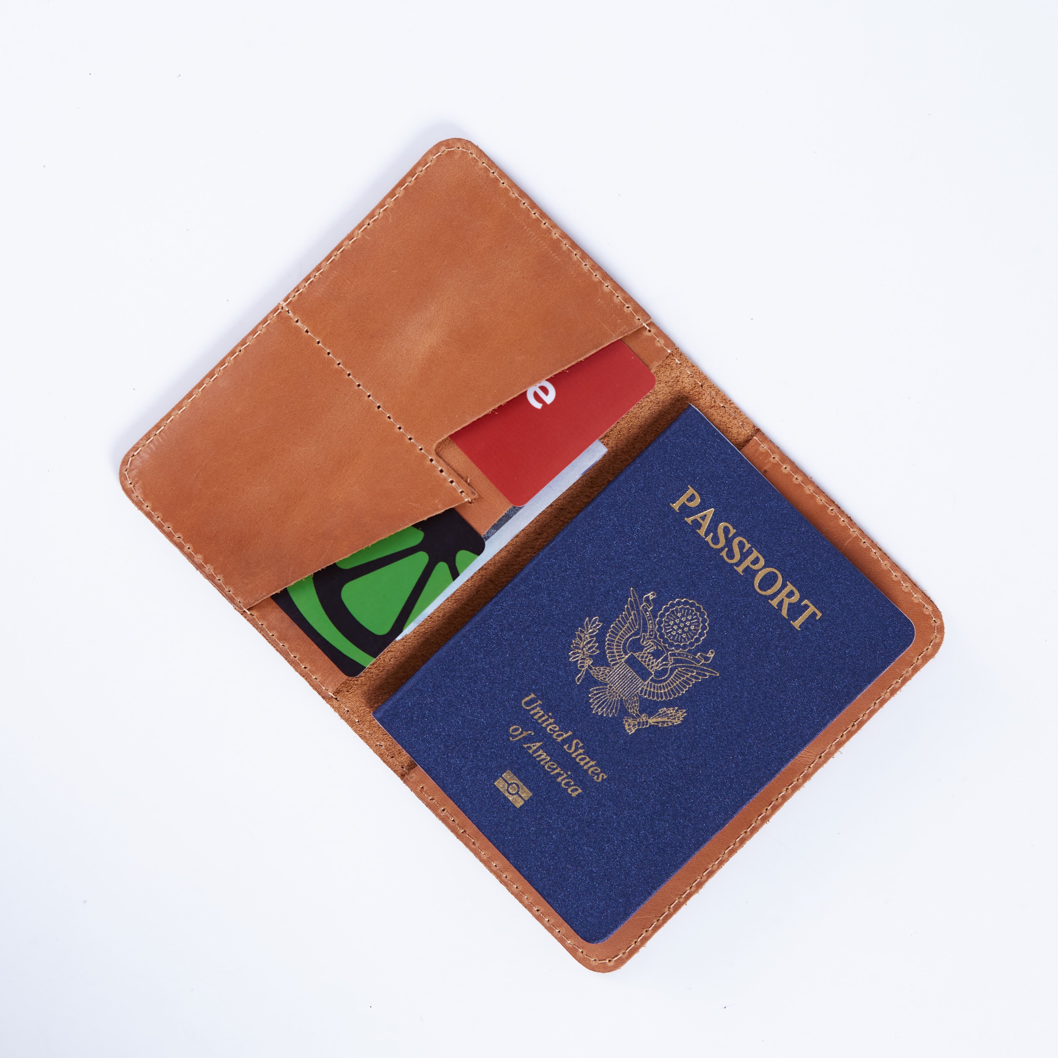 Passport cover with the national symbol of United States