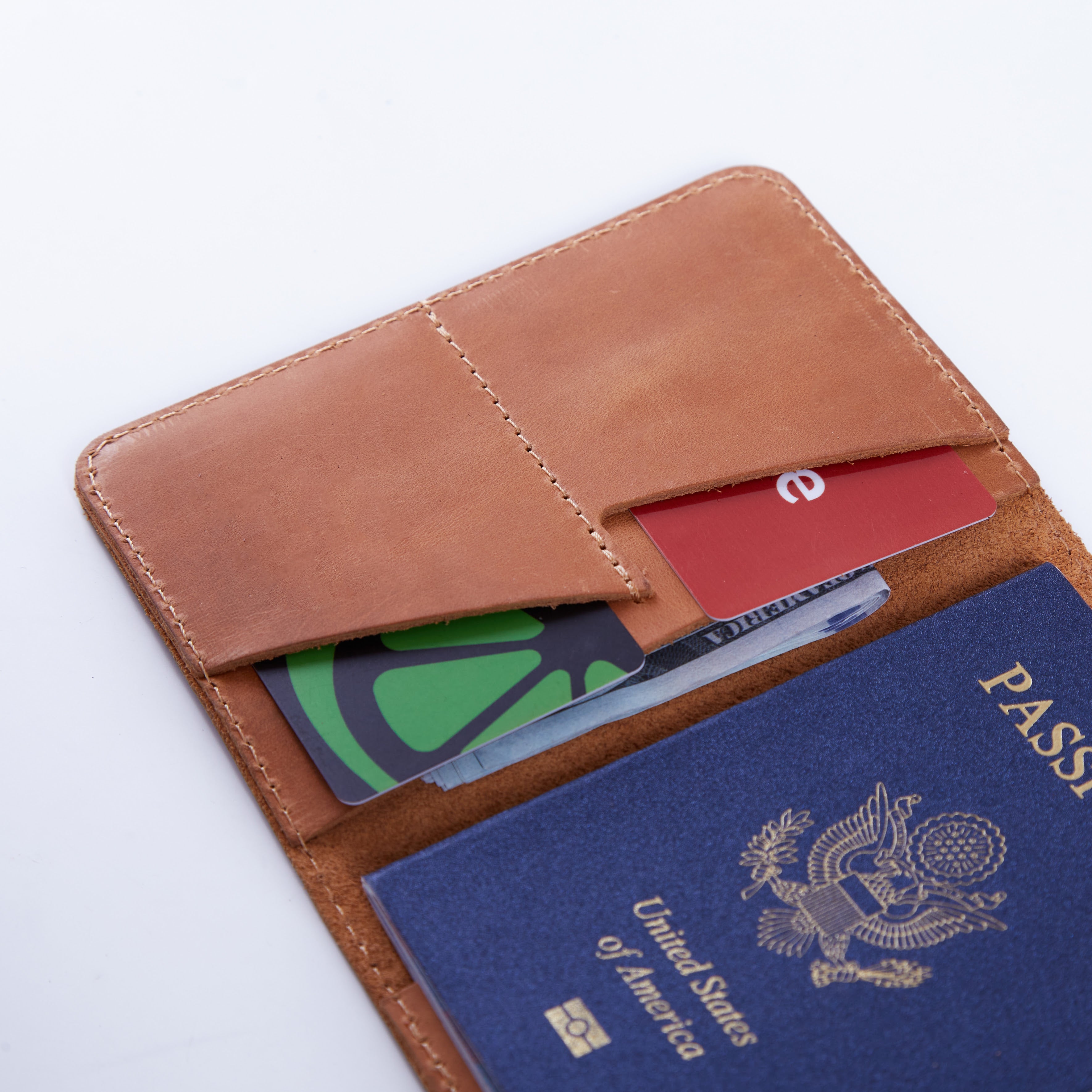 Passport cover with the national symbol of United States