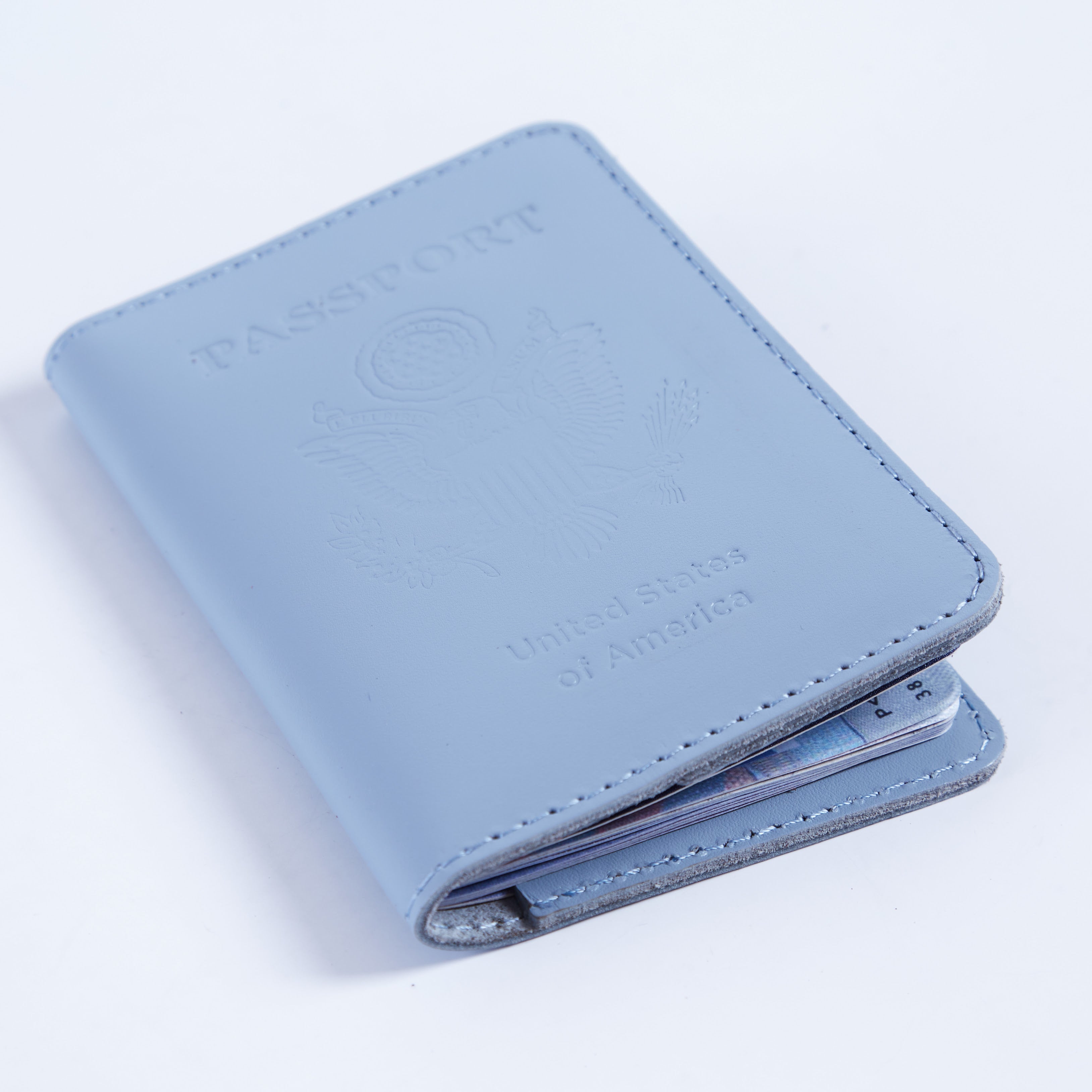 Funda para pasaporte con el símbolo nacional de Estados Unidos