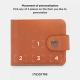 Jack Photo kožni novčanik s personaliziranom metalnom karticom