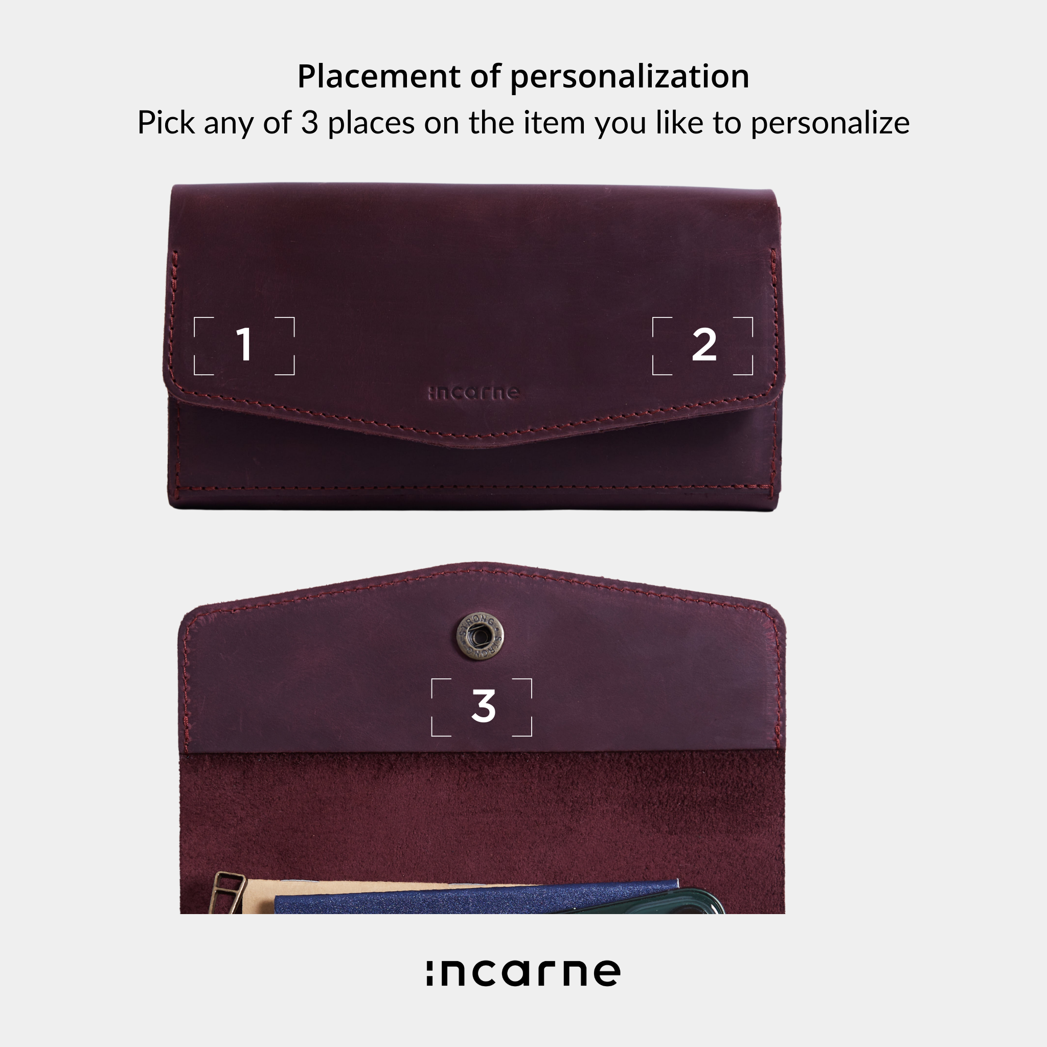 Einfache Geldbörsen-Clutch