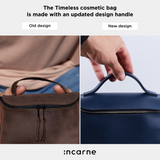 Kosmetiktasche aus Leder Timeless