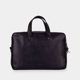 Minimalist Leather Laptop Bag «Bruno»