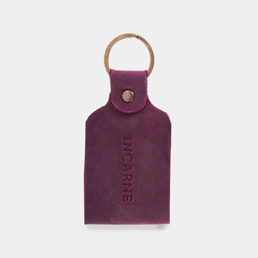 Corporate gifts: leather Key keychain - INCARNE® Ukraine