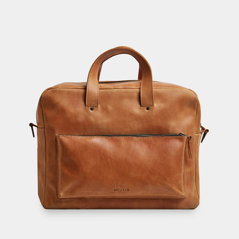 New Traveller velká kožená denní a cestovní taška