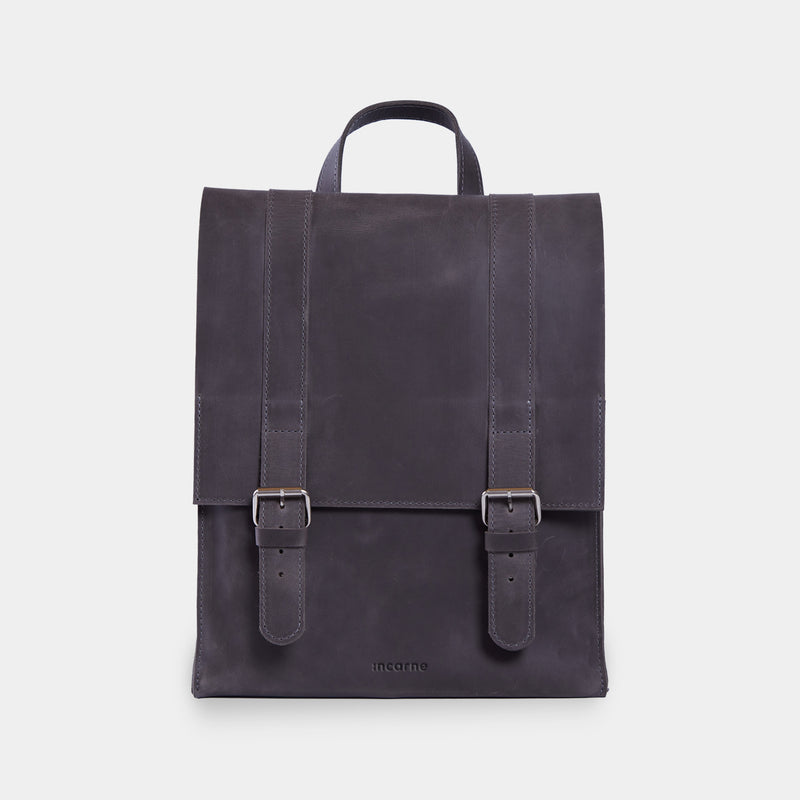 Gloria Leather Backpack with Laptop Pocket