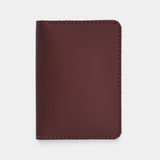 Passport Cover with Pockets Made from Classic Leather