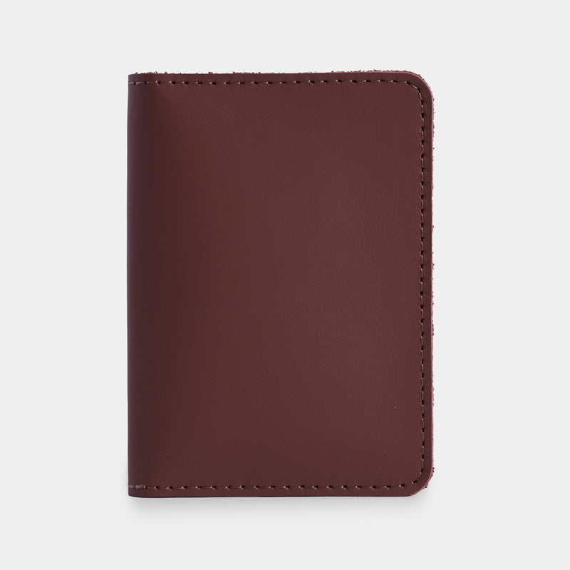 Passport Cover with Pockets Made from Classic Leather