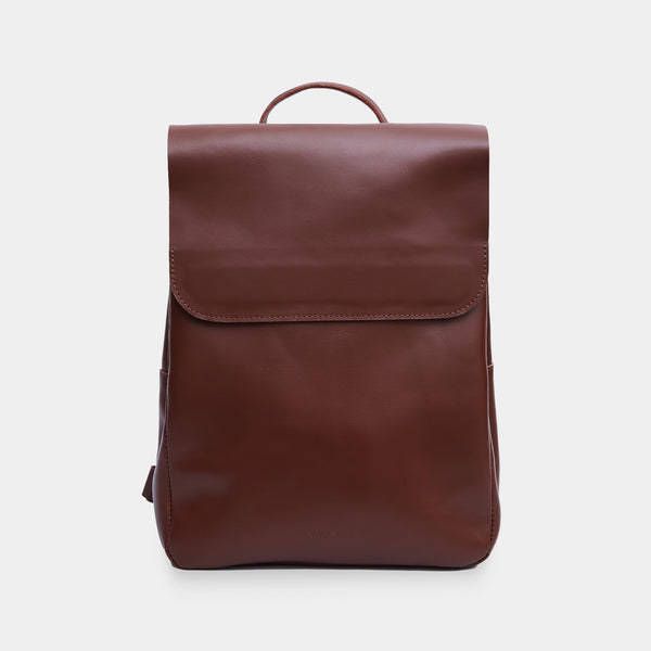 Unia Laptop-Rucksack aus klassischem Leder