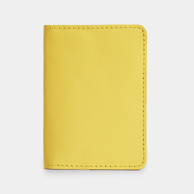 Passport Cover with Pockets Made from Classic Leather