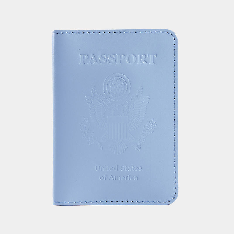 Passport Cover with the Great Seal of the United States Made from Classic Leather