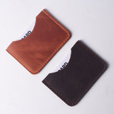 Kožený minimalistický držák na karty