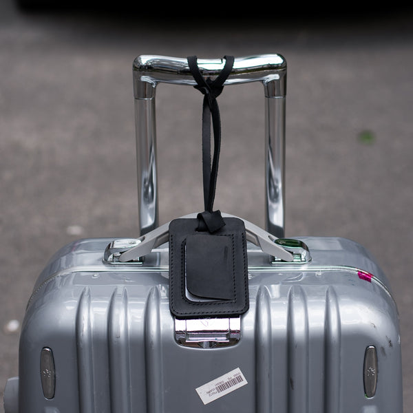 Etiqueta de equipaje de viaje