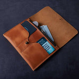 Gray Leather Wallet