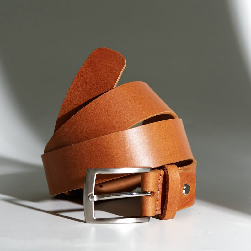New Parallel Minimalistic Leather Belt