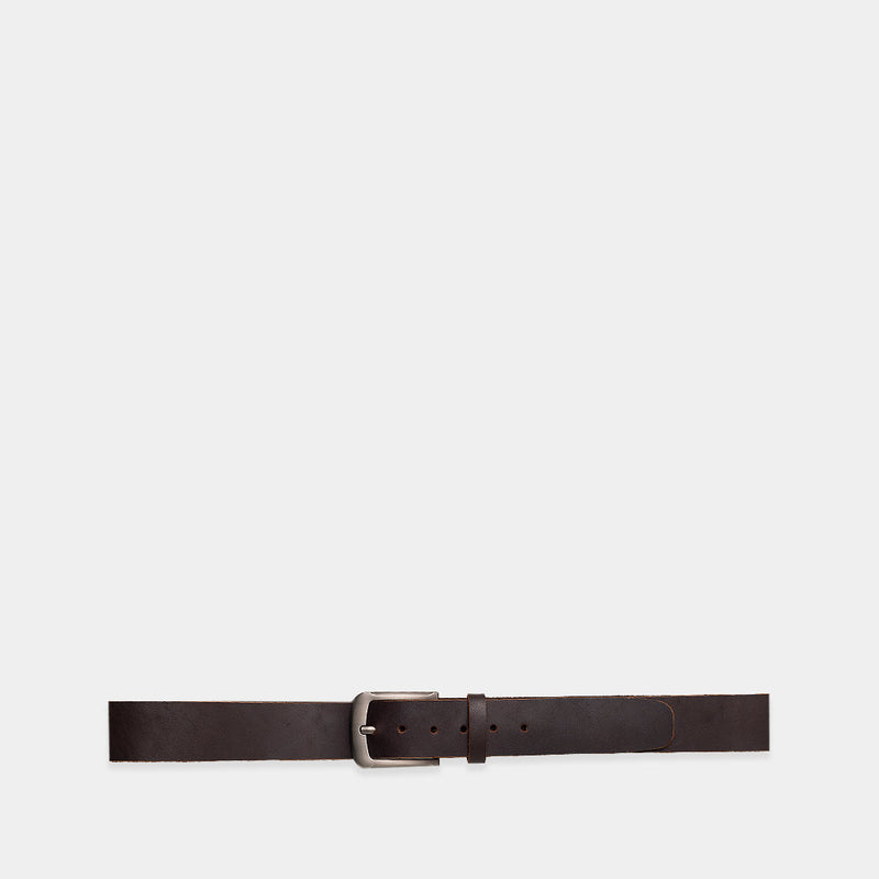 Nouvelle ceinture de cuir minimaliste parallèle